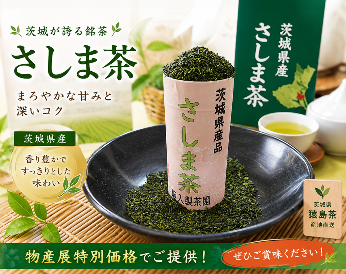 茨城県産さしま茶詰め放題